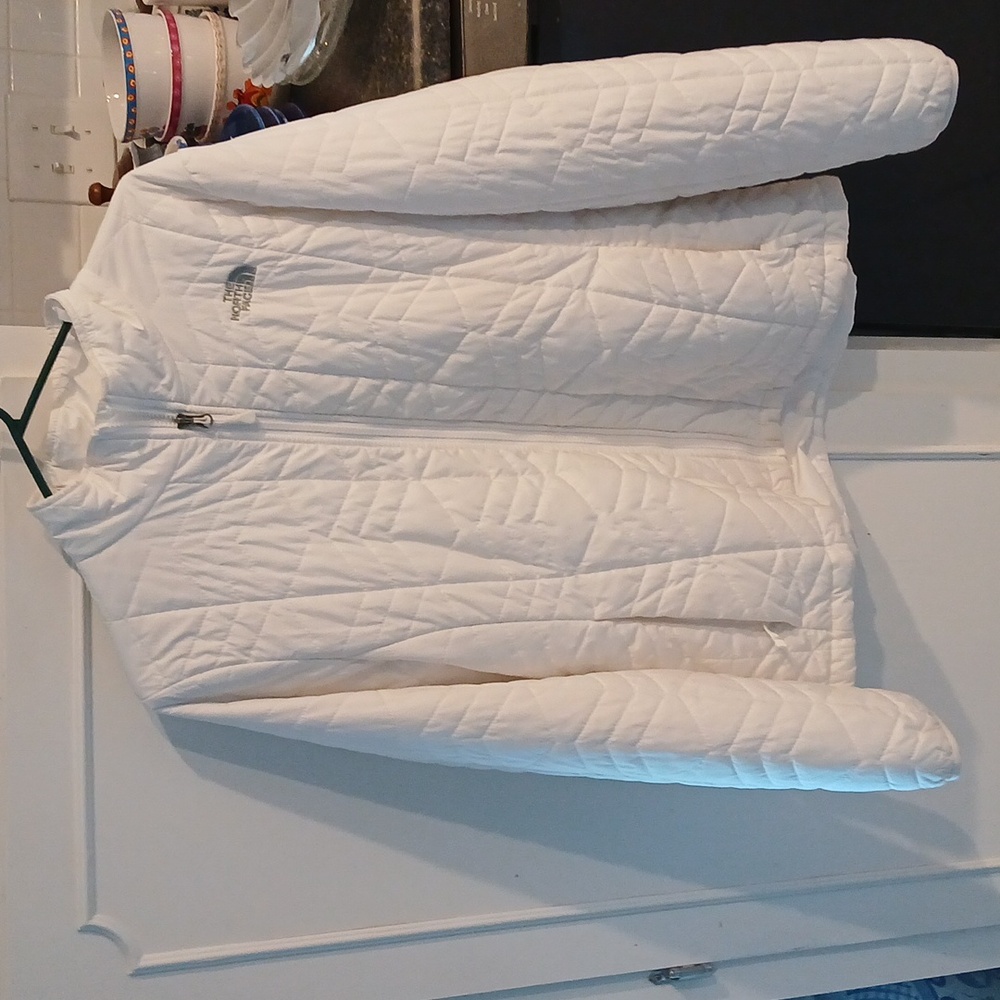 White North Face jacket